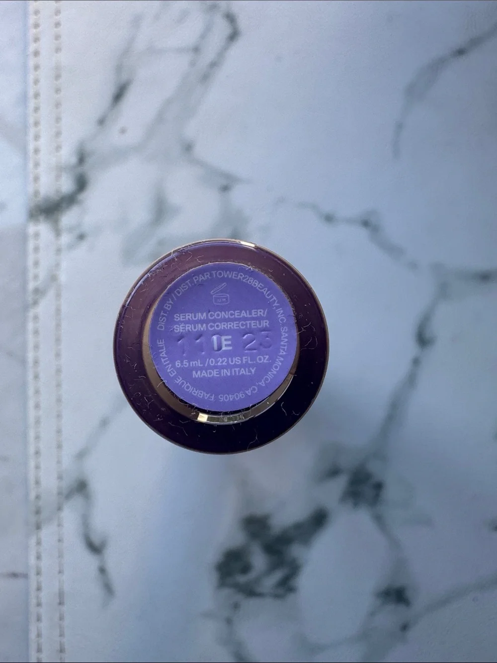 Tower 28 serum concealer 6.0 IE , Make Waves mascara in Drift.